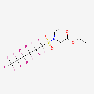 Glycine, N-ethyl-N-[(tridecafluorohexyl)sulfonyl]-, ethyl ester