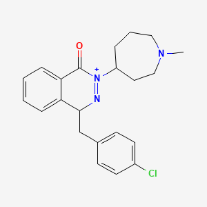 4-[(4-chlorophenyl)methyl]-2-(1-methylazepan-4-yl)-4H-phthalazin-2-ium-1-one