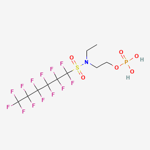 1-Hexanesulfonamide, N-ethyl-1,1,2,2,3,3,4,4,5,5,6,6,6-tridecafluoro-N-[2-(phosphonooxy)ethyl]-