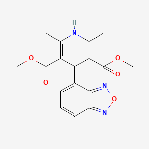 Dimethyl 4-(benzo[C][1,2,5]oxadiazol-4-YL)-2,6-dimethyl-1,4-dihydropyridine-3,5-dicarboxylate