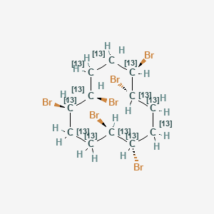 (1R,2R,5R,6S,9S,10R)-1,2,5,6,9,10-hexabromo(1,2,3,4,5,6,7,8,9,10,11,12-13C12)cyclododecane