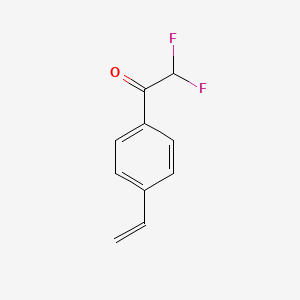 1-(4-Ethenylphenyl)-2,2-difluoroethan-1-one