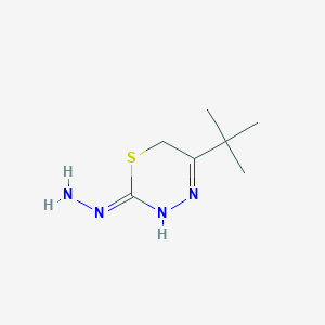 molecular formula C7H14N4S B13409346 (5-Tert-butyl-6H-[1,3,4]thiadiazin-2-YL)hydrazine 