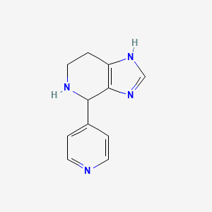 B1340937 4-(pyridin-4-yl)-4,5,6,7-tetrahydro-3H-imidazo[4,5-c]pyridine CAS No. 7271-08-1