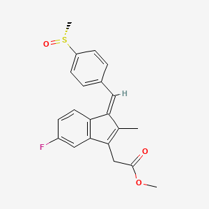 molecular formula C21H19FO3S B13409410 (R)-Sulindac Methyl Ester 