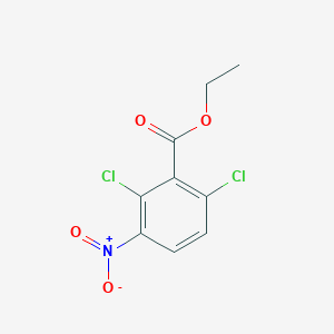 molecular formula C9H7Cl2NO4 B13409419 Ethyl 2,6-dichloro-3-nitrobenzoate 