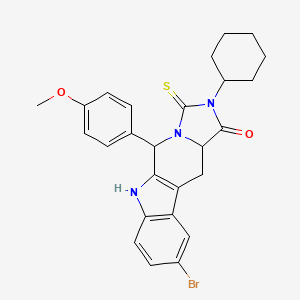 molecular formula C26H26BrN3O2S B13409426 PTC-510 TFA salt 