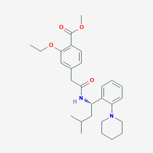 molecular formula C28H38N2O4 B13409427 Repaglinide Methyl Ester 