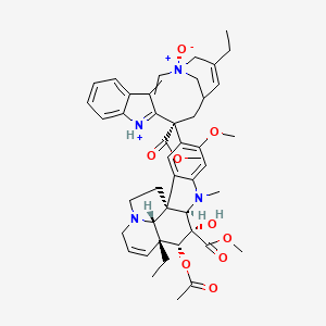 molecular formula C45H53N4O9+ B13409450 Vinorelbine N'b-Oxide 