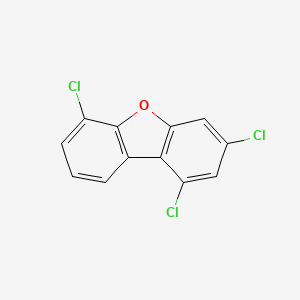 molecular formula C12H5Cl3O B13409456 1,3,6-Trichlorodibenzofuran CAS No. 83704-39-6