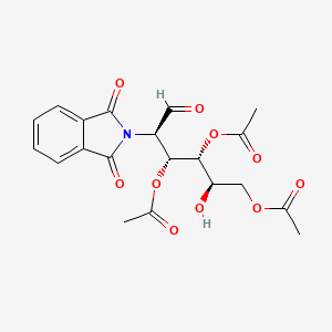 (2R,3R,4R,5R)-5-(1,3-Dioxoisoindolin-2-yl)-2-hydroxy-6-oxohexane-1,3,4-triyl triacetate