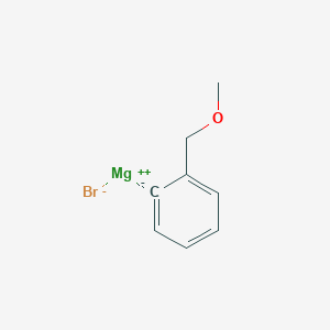 molecular formula C8H9BrMgO B13409487 Magnesium;methoxymethylbenzene;bromide 