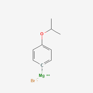 molecular formula C9H11BrMgO B13409489 Magnesium;propan-2-yloxybenzene;bromide 