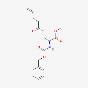 (R)-Methyl 2-(((Benzyloxy)carbonyl)amino)-5-oxonon-8-enoate