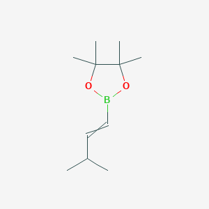 molecular formula C11H21BO2 B13409562 (E)-4,4,5,5-tetramethyl-2-(3-methylbut-1-en-1-yl)-1,3,2-dioxaborolane 