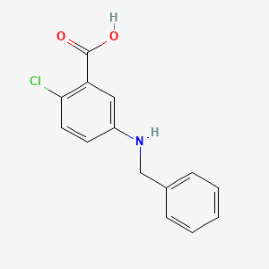 5-(Benzylamino)-2-chlorobenzoic acid