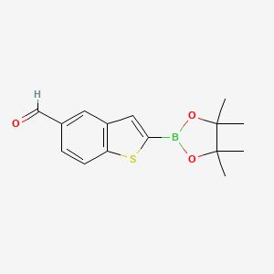 5-Formyl-2-(4,4,5,5-tetramethyl-[1,3,2]dioxaborolan-2-yl)-benzo[b]thiophene