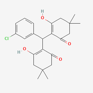 2,2'-((3-Chlorophenyl)methylene)bis(3-hydroxy-5,5-dimethylcyclohex-2-en-1-one)