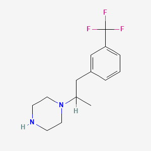 1-(alpha-Methyl-m-trifluoromethylphenethyl)piperazine