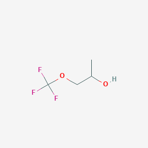 molecular formula C4H7F3O2 B13409724 1-(Trifluoromethoxy)propan-2-ol 