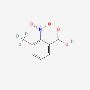 molecular formula C8H7NO4 B13409751 2-Nitro-m-toluic Acid-d3 