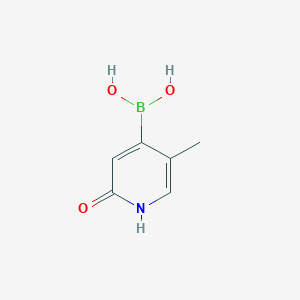 molecular formula C6H8BNO3 B13409755 2-Hydroxy-5-methylpyridine-4-boronic acid 