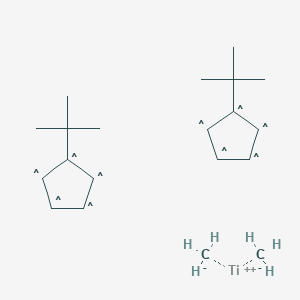 Dimethylbis(t-butylcyclopentadienyl)titanium(IV)