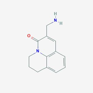 6-(aminomethyl)-2,3-dihydro-1H,5H-pyrido[3,2,1-ij]quinolin-5-one