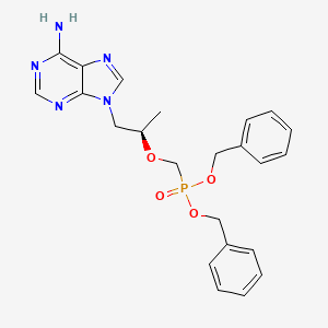 molecular formula C23H26N5O4P B13409852 Dibenzyloxy Tenofovir 