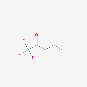 molecular formula C6H9F3O B13409862 1,1,1-Trifluoro-4-methylpentan-2-one CAS No. 75703-02-5