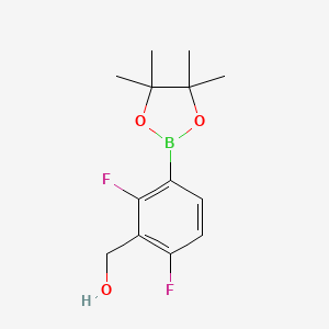 (2,6-Difluoro-3-(4,4,5,5-tetramethyl-1,3,2-dioxaborolan-2-yl)phenyl)methanol