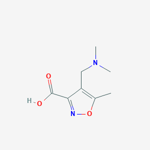 4-[(Dimethylamino)methyl]-5-methyl-1,2-oxazole-3-carboxylic acid