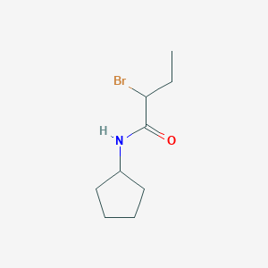 2-bromo-N-cyclopentylbutanamide