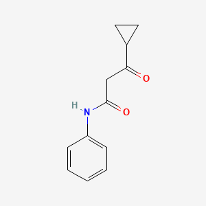 3-cyclopropyl-3-oxo-N-phenylpropanamide