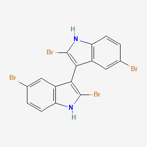 2,5-dibromo-3-(2,5-dibromo-1H-indol-3-yl)-1H-indole