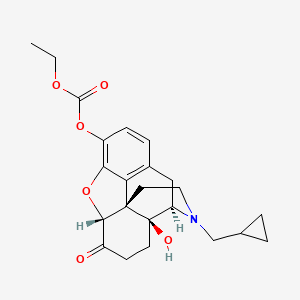 molecular formula C23H27NO6 B13410013 Naltrexone-O-ethyl Carbonate 