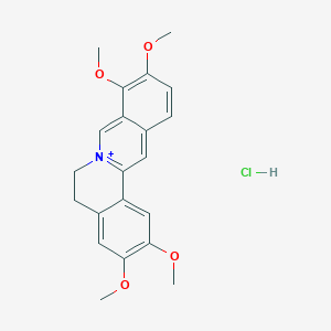 molecular formula C21H23ClNO4+ B13410016 C21H22ClNO4 