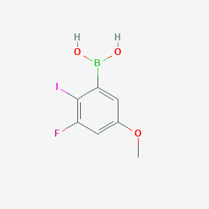 3-Fluoro-2-iodo-5-methoxyphenylboronic acid