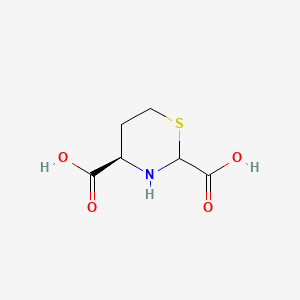 molecular formula C6H9NO4S B13410044 (4R)-1,3-thiazinane-2,4-dicarboxylic acid CAS No. 688735-57-1