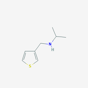 molecular formula C8H13NS B1341006 Isopropyl-thiophen-3-ylmethyl-amine CAS No. 937667-50-0