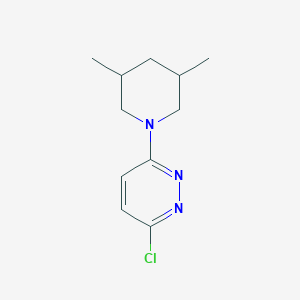 molecular formula C11H16ClN3 B13410082 3-Chloro-6-(3,5-dimethylpiperidin-1-yl)pyridazine 