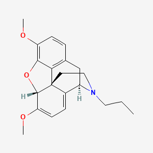 molecular formula C21H25NO3 B13410101 N-Propylnorthebaine 