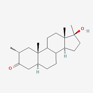 2alpha,17alpha-Dimethyl-17beta-hydroxy-5alpha-androstan-3-one