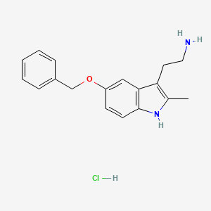 2-[5-(Benzyloxy)-2-methyl-1H-indol-3-YL]ethanamine hydrochloride