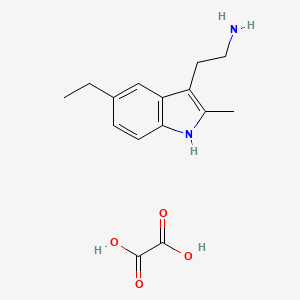 molecular formula C15H20N2O4 B1341015 2-(5-Ethyl-2-methyl-1H-indol-3-YL)ethanamine oxalate 