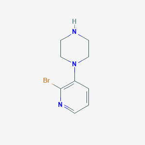 molecular formula C9H12BrN3 B13410163 1-(2-Bromopyridin-3-yl)piperazine 