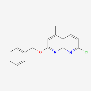 2-(Benzyloxy)-7-chloro-4-methyl-1,8-naphthyridine