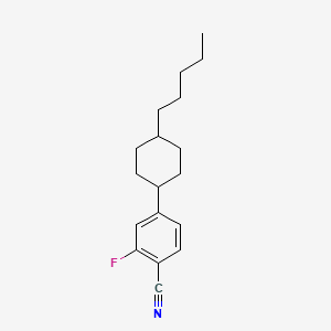 2-Fluoro-4-(4-pentylcyclohexyl)benzonitrile