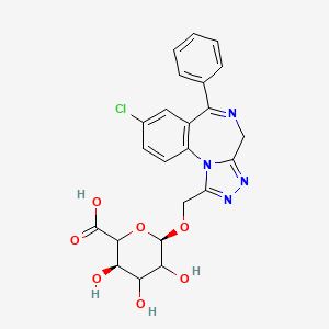 molecular formula C23H21ClN4O7 B13410227 2-(4-Chlorophenyl)-2-(methylamino)cyclohexanone Hydrochloride 