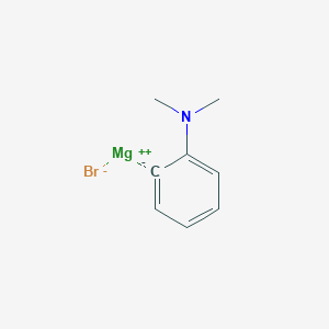 molecular formula C8H10BrMgN B13410248 magnesium;N,N-dimethylaniline;bromide 